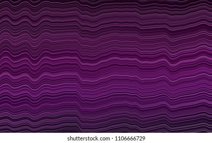 Dark Purple vector background with lava shapes. A sample with blurred bubble shapes. Textured wave pattern for backgrounds.