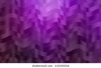 Dark Purple vector background with lava shapes. An elegant bright illustration with gradient. Brand-new design for your ads, poster, banner.