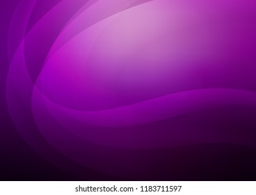 Dark Purple vector background with lava shapes. Colorful abstract illustration with gradient lines. The best blurred design for your business.