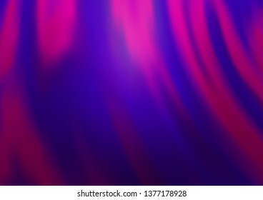 Dark Purple vector background with lava shapes. A completely new color illustration in marble style. Textured wave pattern for backgrounds.