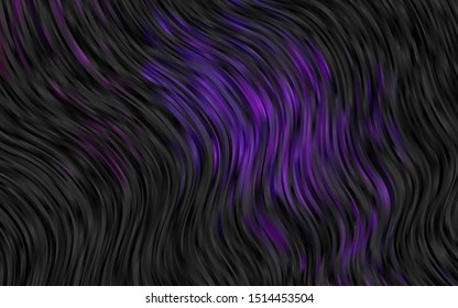 Dark Purple vector background with lava shapes. Colorful illustration in abstract marble style with gradient. Marble style for your business design.