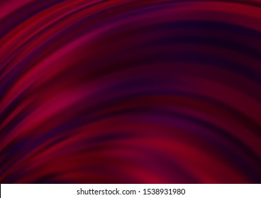 Dark Purple vector background with lava shapes. Shining illustration, which consist of blurred lines, circles. The elegant pattern for brand book.