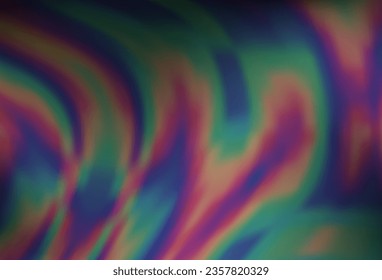 Dark Purple vector background with lava shapes. Creative illustration in halftone marble style with gradient. Marble style for your business design.