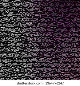 Dark Purple vector background with lines. Gradient illustration in simple style with bows. Pattern for commercials, ads.