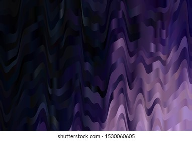 Dark Purple vector background with lines. Geometric illustration in abstract style with gradient.  A completely new design for your business.