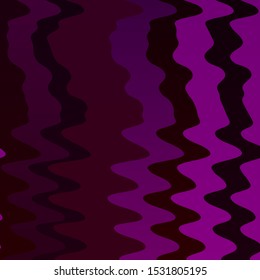 Dark Purple vector background with lines. Illustration in halftone style with gradient curves. Best design for your ad, poster, banner.