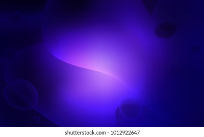 Dark Purple vector background with liquid shapes. Creative geometric illustration in memphis style with gradient. Memphis style for your business design.