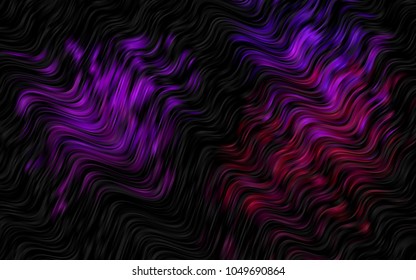 Dark Purple vector background with liquid shapes. Shining crooked illustration in marble style. A new texture for your  ad, booklets, leaflets.