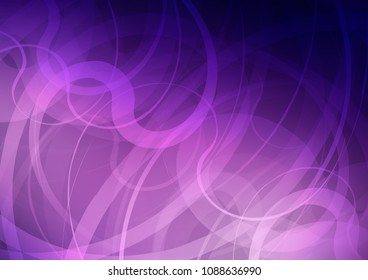 Dark Purple vector background with liquid shapes. Blurred geometric sample with gradient bubbles.  A completely new marble design for your business.