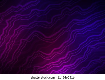 Dark Purple vector background with liquid shapes. Creative geometric illustration in marble style with gradient. Marble style for your business design.