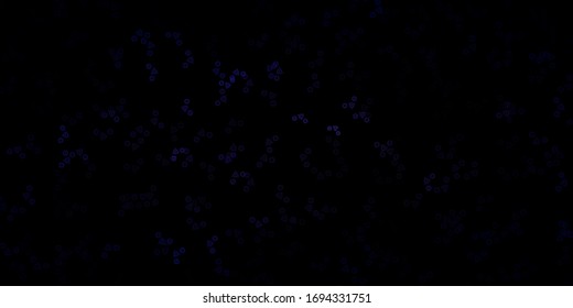 Fondo vector púrpura oscuro con símbolos ocultos. Ilustración abstracta con formas de degradado gótico. Antecedentes para diseños esotéricos y místicos.