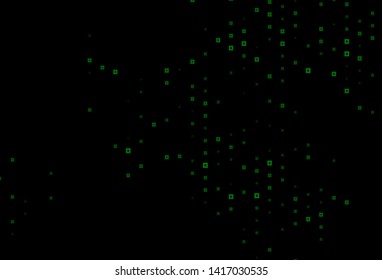 Dark Purple vector background in polygonal style. Glitter abstract illustration with rectangular shapes. Pattern for commercials.