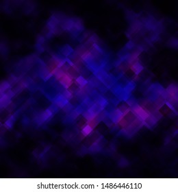 Dark Purple vector background in polygonal style. Abstract gradient illustration with rectangles. Template for cellphones.