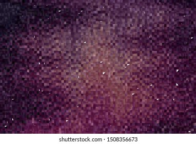 Dark Purple vector background in polygonal style. Beautiful illustration with rectangles and squares. Pattern for commercials.