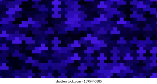 Dark Purple vector background in polygonal style. Modern design with rectangles in abstract style. Pattern for business booklets, leaflets