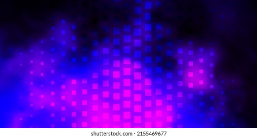 Dark Purple vector background in polygonal style. Modern design with rectangles in abstract style. Design for your business promotion.