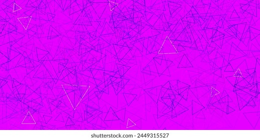 Fondo de Vector púrpura oscuro con formas poligonales. Ilustración con Formas abstractas coloridas del triángulo. Material de las páginas de destino.