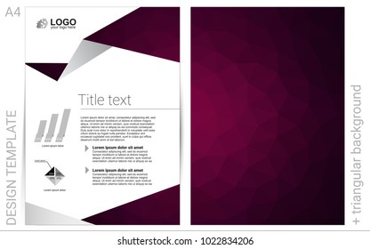 Dark Purple vector  background for presentations. Blurred decorative design in abstract style with textbox. Pattern for ads, leaflets, labels of your business.