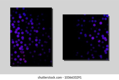 Dark Purple vector background for presentations. Web interface on abstract background with colorful gradient. New design for a poster, banner of your website.