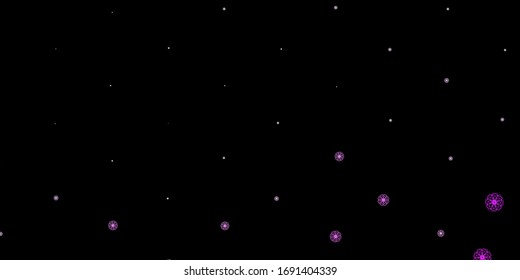Dark Purple vector background with random forms. Illustration with colorful shapes in abstract style. Elegant design for wallpaper set.
