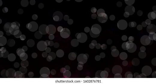 Dark Purple vector background with spots. Glitter abstract illustration with colorful drops. Pattern for wallpapers, curtains.