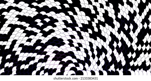 Fondo vector púrpura oscuro con puntos. Resumen de diseño decorativo en estilo gradiente con burbujas. Patrón para sitios web.