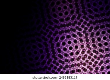 Dunkelviolette Vektorgrafik Hintergrund mit Flecken. Illustration mit Satz von leuchtenden bunten abstrakten Kreisen. Muster für wunderschöne Websites.