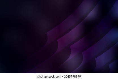 Dark Purple vector background with straight lines. Glitter abstract illustration with colored sticks. Best design for your ad, poster, banner.