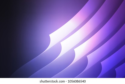 Dark Purple vector background with straight lines. Decorative shining illustration with lines on abstract template. Pattern for your busines websites.