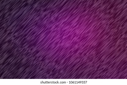 Dark Purple vector background with straight lines. Glitter abstract illustration with colored sticks. The pattern can be used as ads, poster, banner for commercial.