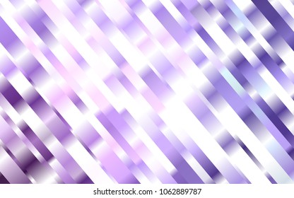Dark Purple vector background with straight lines. Lines on blurred abstract background with gradient. The pattern can be used for busines ad, booklets, leaflets