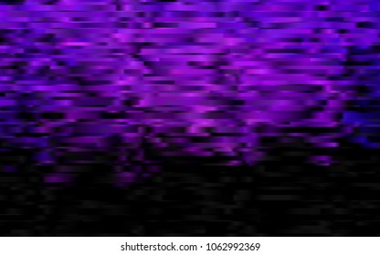 Dark Purple vector background with straight lines. Lines on blurred abstract background with gradient. The pattern can be used as ads, poster, banner for commercial.