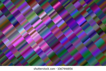Dark Purple vector background with straight lines. Modern geometrical abstract illustration with staves. Smart design for your business advert.
