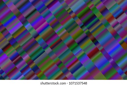 Dark Purple vector background with straight lines. Lines on blurred abstract background with gradient. The template can be used as a background.