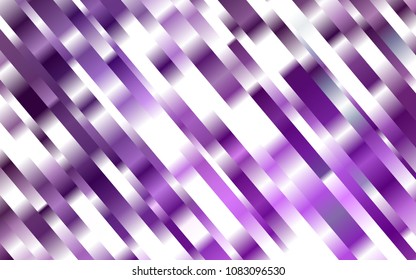 Dark Purple vector background with straight lines. Shining colored illustration with narrow lines. Smart design for your business advert.