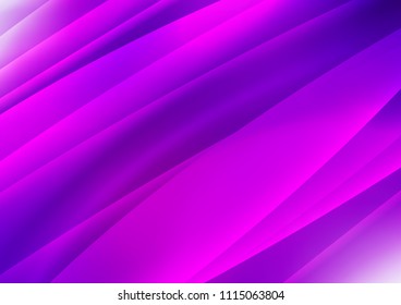 Dark Purple vector background with straight lines. Decorative shining illustration with lines on abstract template. The pattern can be used as ads, poster, banner for commercial.