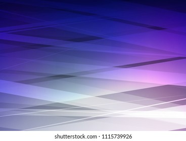 Dark Purple vector background with straight lines. Decorative shining illustration with lines on abstract template. Smart design for your business advert.
