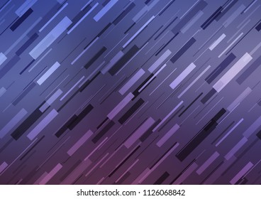 Dark Purple vector background with straight lines. Decorative shining illustration with lines on abstract template. Smart design for your business advert.