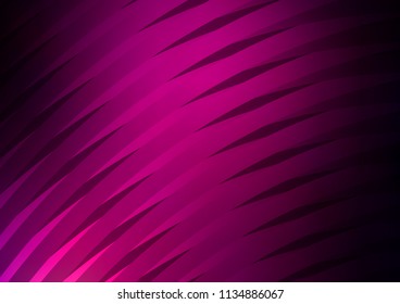 Dark Purple vector background with straight lines. Blurred decorative design in simple style with lines. The pattern can be used as ads, poster, banner for commercial.