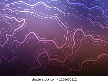 Dark Purple vector background with straight lines. Shining colored illustration with narrow lines. The pattern can be used for websites.