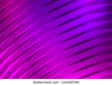 Dark Purple vector background with straight lines. Blurred decorative design in simple style with lines. Best design for your ad, poster, banner.