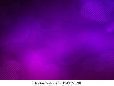 Dark Purple vector background with straight lines. Shining colored illustration with narrow lines. The pattern can be used for websites.