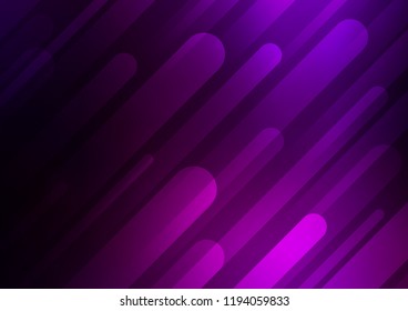 Dark Purple vector background with straight lines. Blurred decorative design in simple style with lines. The template can be used as a background.
