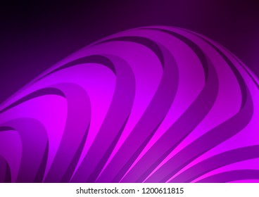Dark Purple vector background with straight lines. Modern geometrical abstract illustration with staves. The pattern can be used for busines ad, booklets, leaflets
