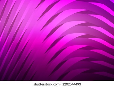 Dark Purple vector background with straight lines. Modern geometrical abstract illustration with staves. Smart design for your business advert.