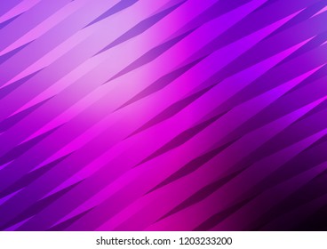 Dark Purple vector background with straight lines. Blurred decorative design in simple style with lines. The pattern can be used for websites.