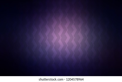 Dark Purple vector background with straight lines. Glitter abstract illustration with colorful sticks. Pattern for ads, posters, banners.