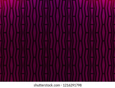 Dark Purple vector background with straight lines. Blurred decorative design in simple style with lines. Smart design for your business advert.