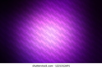 Dark Purple vector background with straight lines. Glitter abstract illustration with colorful sticks. Pattern for ads, posters, banners.