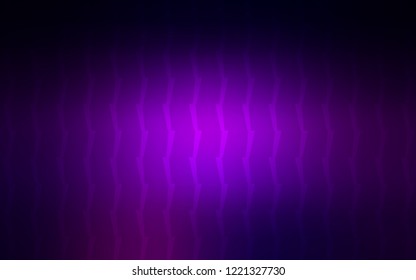Dark Purple vector background with straight lines. Glitter abstract illustration with colored sticks. Pattern for your busines websites.